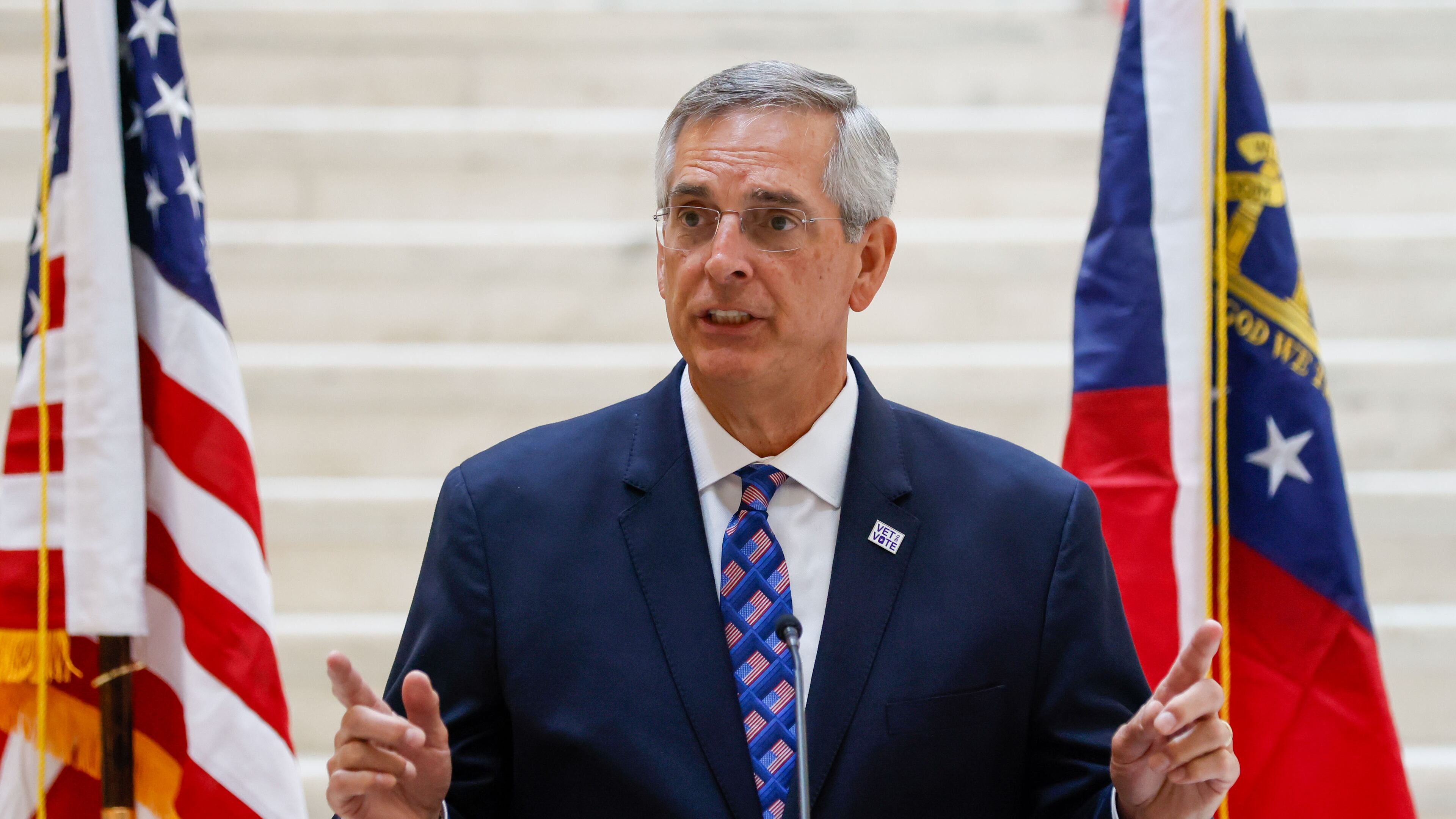 Secretary of State Brad Raffensperger, a Republican, hopes to be the next governor of Georgia. (Miguel Martinez/AJC)