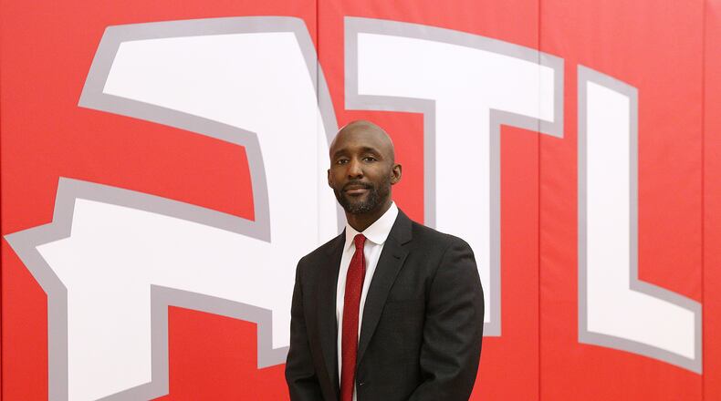 Lloyd Pierce comes to the ATL with a strong background in teaching and team-building. (Curtis Compton/ccompton@ajc.com)