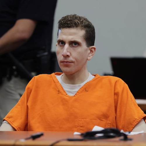 FILE - Bryan Kohberger appears at the Ada County Courthouse, for his sentencing hearing, Wednesday, July 23, 2025, in Boise, Idaho, for stabbing four University of Idaho students to death nearly three years ago. (AP Photo/Kyle Green, file)