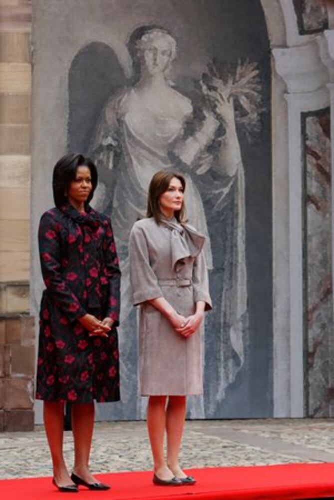 Obamas visit France, Germany