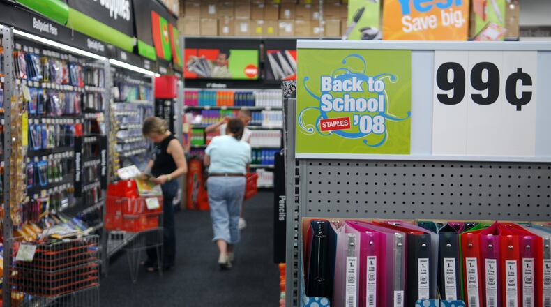 Many students, teachers, and families use the annual “sales tax free weekend” as a way to save money while doing their back-to-school shopping. (Rob Bennett/The New York Times)
