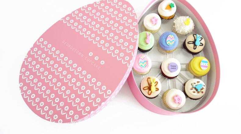 Georgetown Cupcake offers egg-travagantly decorated cupcakes for Easter.
Courtesy of Georgetown Cupcake