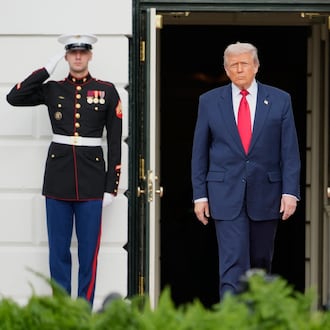 President Donald Trump welcomed Crown Prince Mohammed bin Salman of Saudi Arabia to the White House in Washington last week. (Mark Schiefelbein/AP)