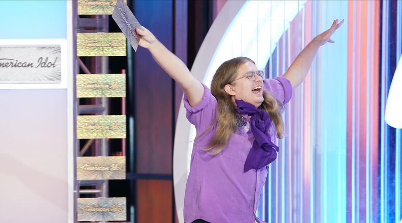 Adin Boyer on "American Idol" that aired Sunday, March 6, 2023. (ABC/Eric McCandless)