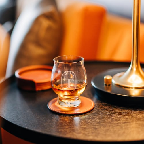The Trail Hotel in Bardstown, Kentucky, boasts five bars, bourbon-themed rooms and the services of a bourbon butler. (Courtesy of Trail Hotel)