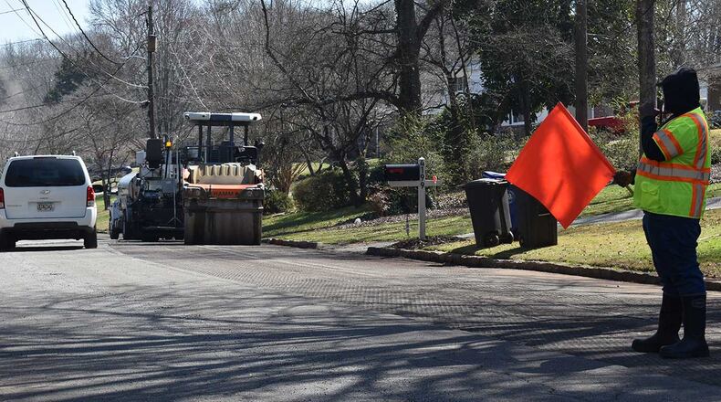 The City of Tucker’s 2021 road resurfacing campaign officially began on Tuesday, March 9. CONTRIBUTED
