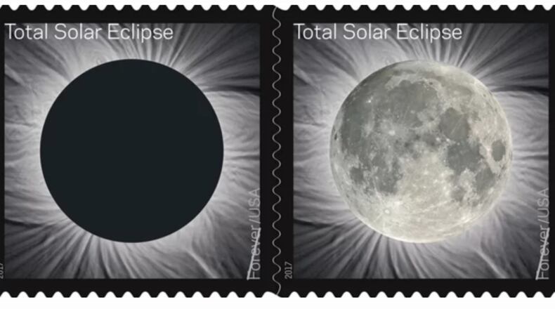 A new stamp commemorating the 2017 total solar eclipse will be released June 20.