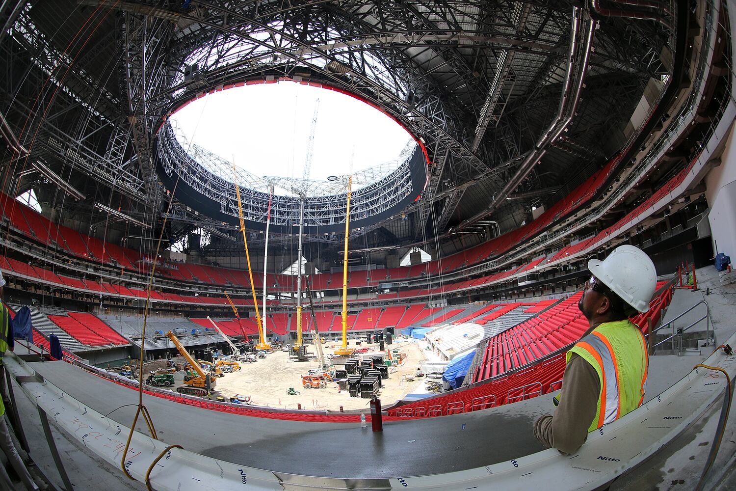 The new Falcons stadium