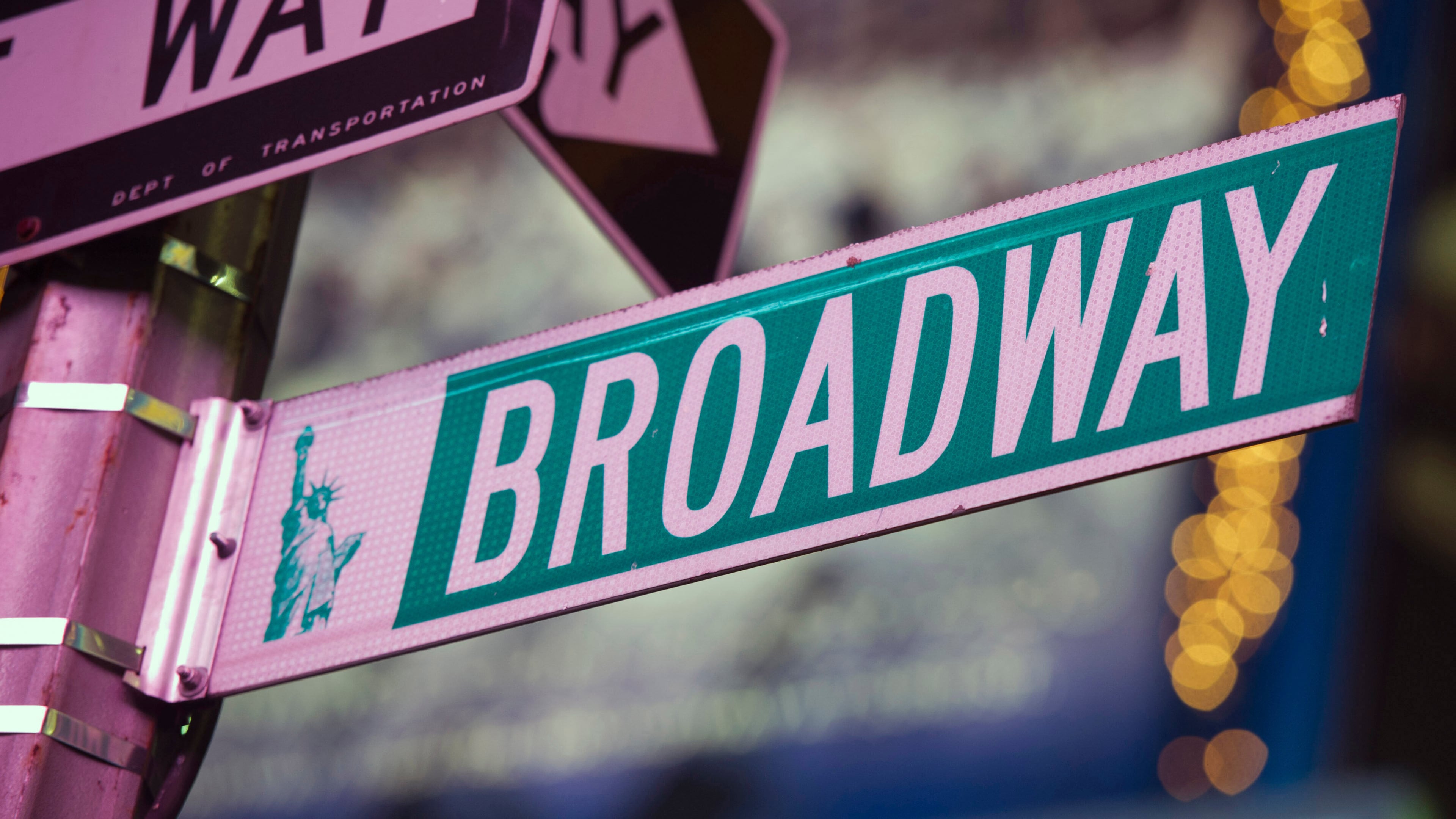 FILE - A Broadway street sign appears in Times Square, in New York on Jan. 19, 2012. (AP Photo/Charles Sykes, File)