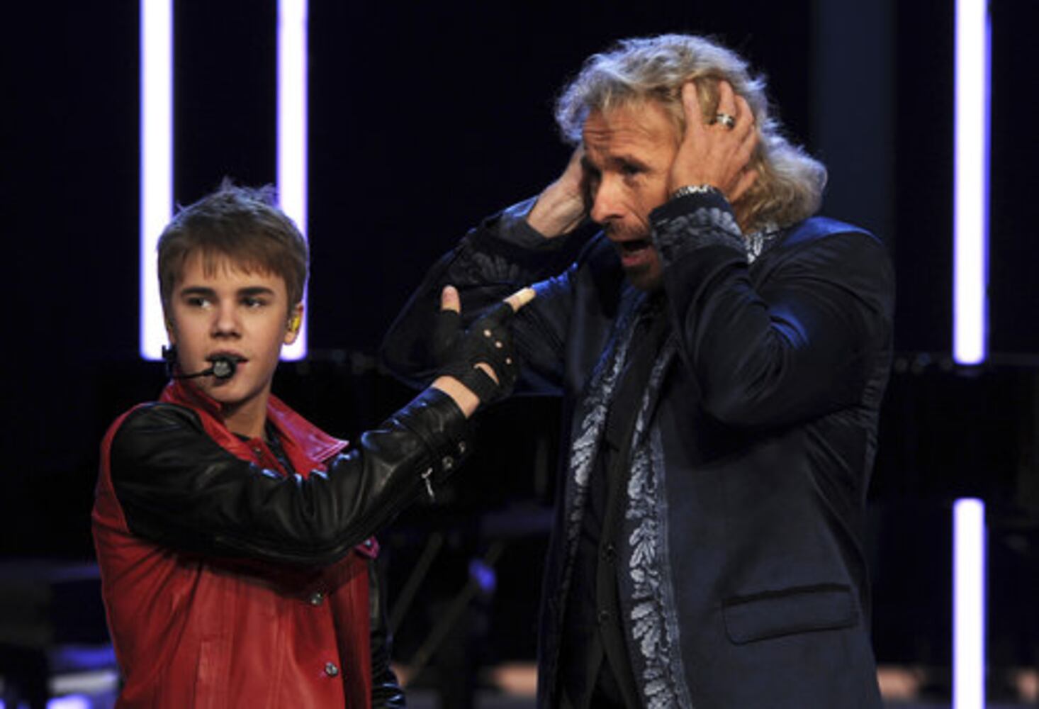 Justin Bieber appears on German TV show