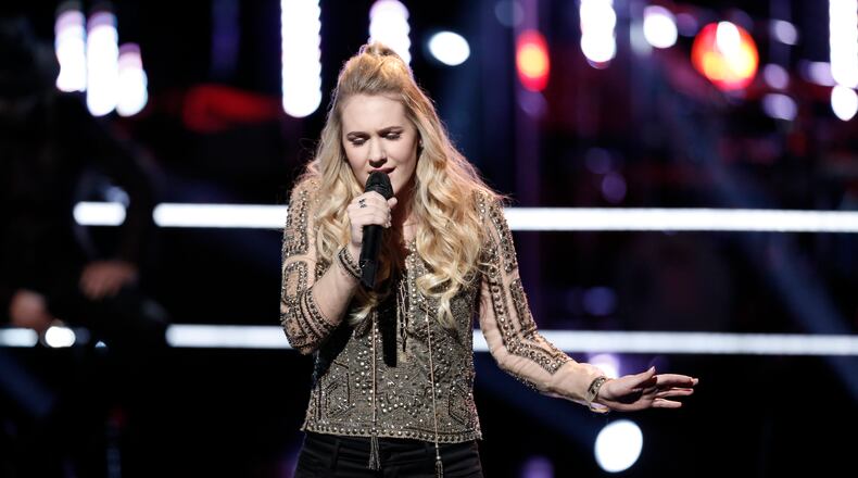 THE VOICE -- "Knockout Rounds" -- Pictured: Peyton Parker -- (Photo by: Tyler Golden/NBC)