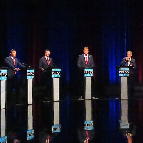 Republican candidates for lieutenant governor of Georgia debated on Sunday, April 26, 2026. (Courtesy of the Atlanta Press Club)