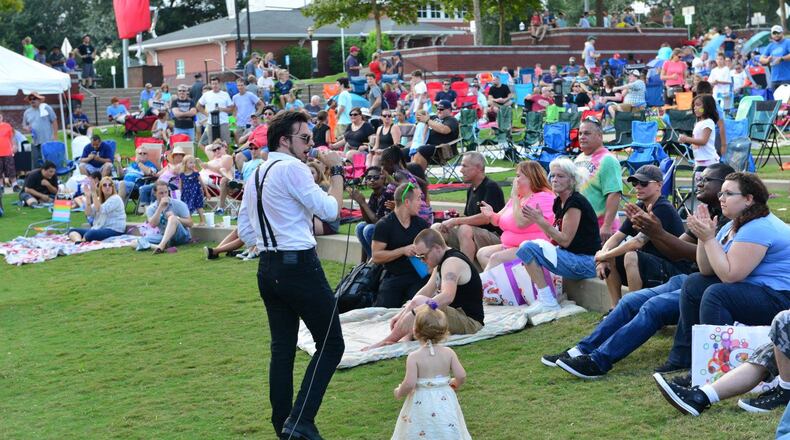 Suwanee is accepting applications for 2018 events like the August Concert and Wing Fest with the Spin Doctors. Courtesy City of Suwanee