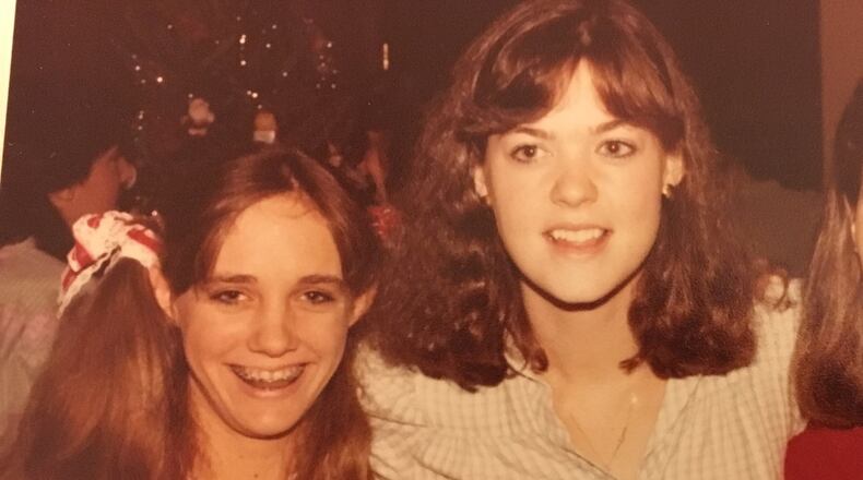 Julie Buckley (left) and Peggy Kohlmeyer were sorority sisters at the University of Georgia in the 1980s and planned to run the AJC Peachtree Road Race together in 1985. A catastrophic event prevented that from happening. The women eventually lost contact, but reunited and will run the Peachtree Road Race together on July 4, 2017. (Photo contributed)