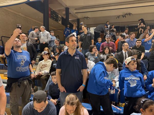 Emory University played Yeshiva University in a college basketball playoff game that doubled as a moment of Jewish pride. (Greg Bluestein/AJC)