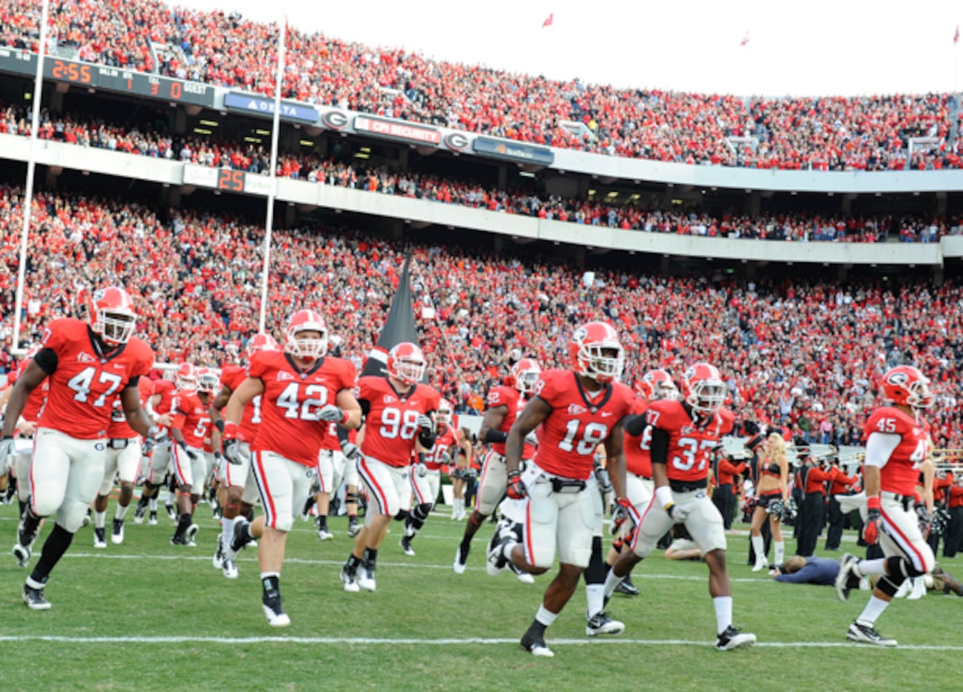 Georgia Bulldogs enter field