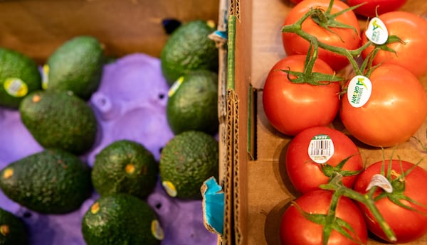 Nationally, the price of tomatoes grew 40% during the 12 months that ended in April. (Jenni Girtman for the AJC)