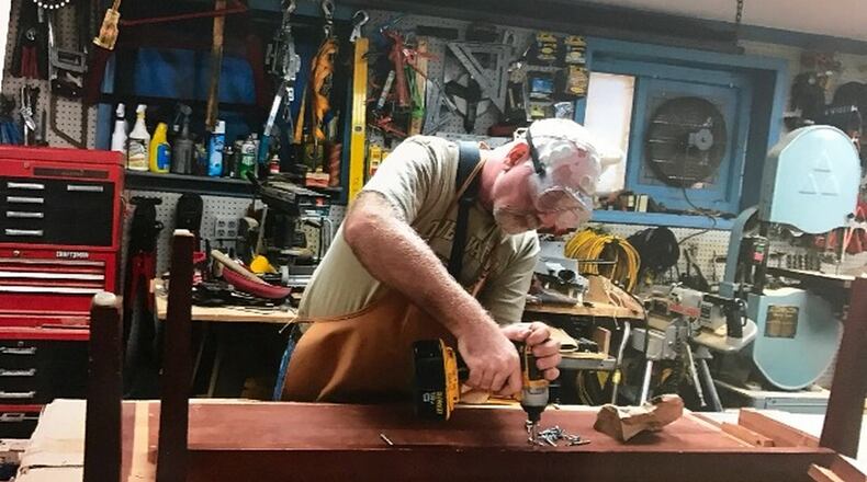 The end was near for 56-year-old John Patrick Torpy (note the experimental headgear), but there was still so much to do. (Family photo)