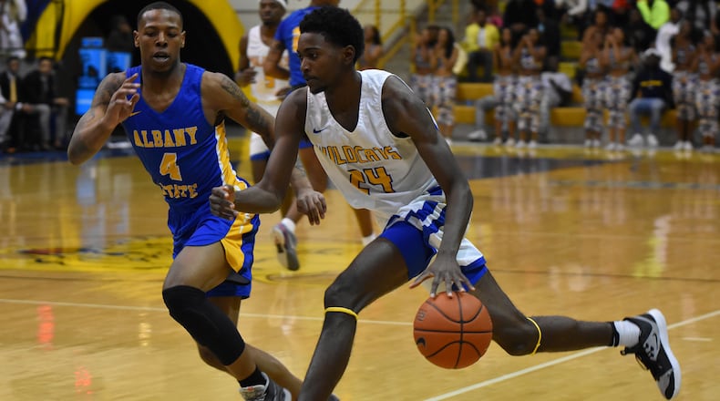 D’Angelo Strickland (right) was killed in a crash last week in Bulloch County.