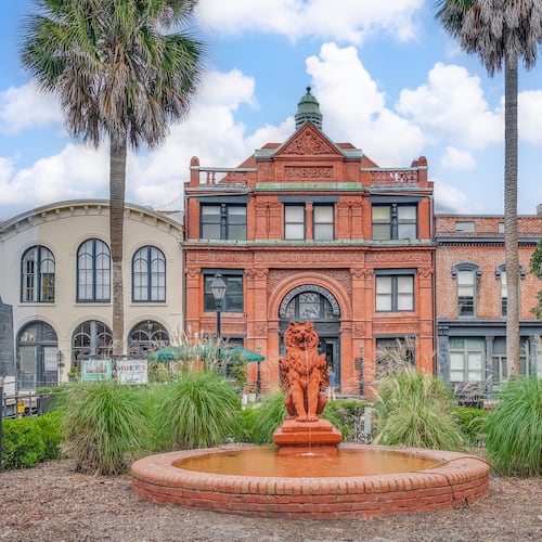 The Cotton Exchange, a 19th-century building that housed Savannah’s cotton traders after the Civil War, is for sale. (Courtesy of Andrew Frazier/Engels and Völkers)