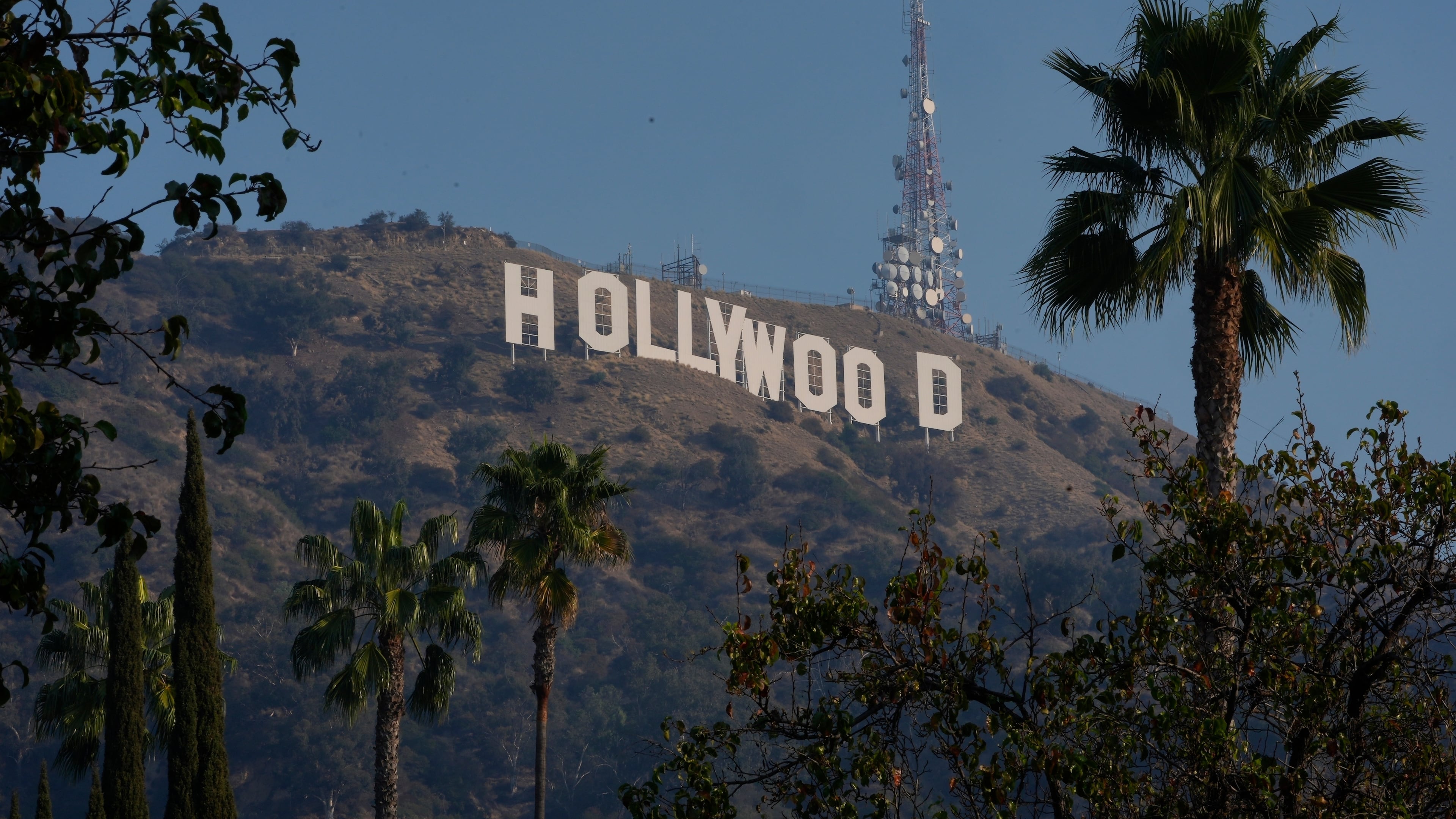 FILE - The Hollywood Sign is seen in Los Angeles, Thursday, Jan. 9, 2025. (AP Photo/Damian Dovarganes, file)