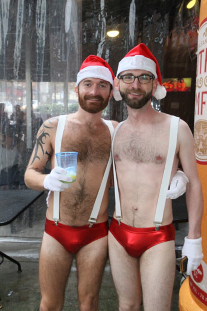 Santa Speedo Run