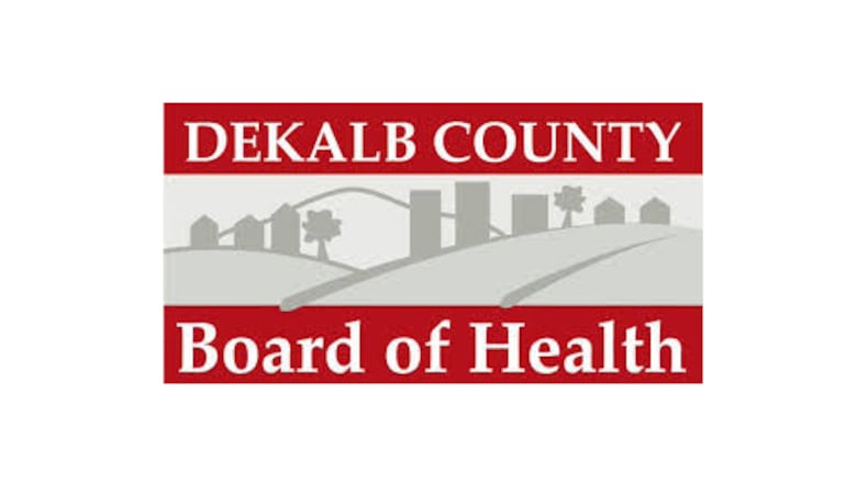 The logo for the DeKalb County Board of Health