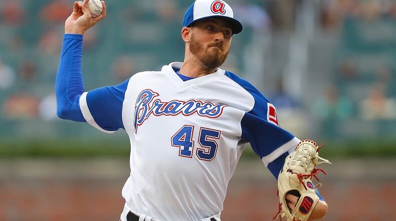 Kevin Gausman allowed five runs in 4-2/3 innings of Friday night’s start against the Reds at SunTrust Park.