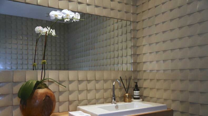 Pictured is the fancy restroom at Umi, a Japanese restaurant in Atlanta. CONTRIBUTED BY SARA HANNA