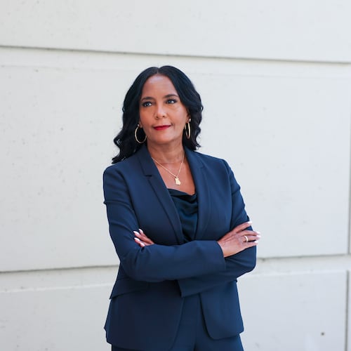 Democratic nominee for governor Keisha Lance Bottoms poses for a portrait outside The Atlanta Journal-Constitution offices on Tuesday, Sept. 1, 2026. (Arvin Temkar/AJC)