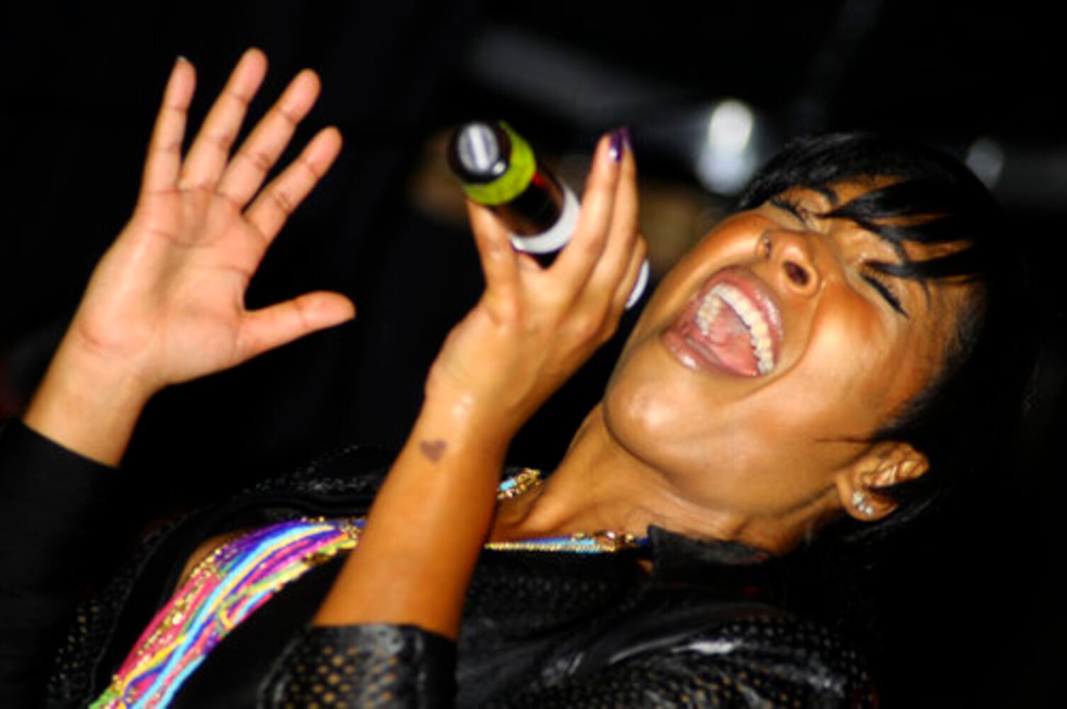 Melanie Fiona performs at the Loft