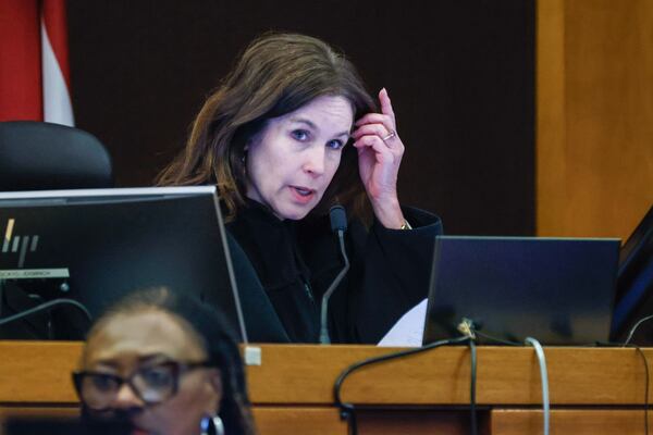 Fulton County Superior Court Judge Paige Reese Whitaker speaks during the YSL trial at Fulton County Courthouse in Atlanta on Monday, Dec. 2, 2024. The longest trial in Georgia's history concluded on Tuesday. (Miguel Martinez/AJC)