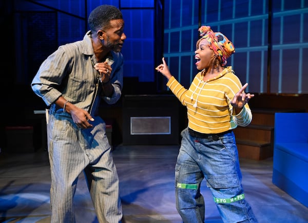 Horizon Theatre’s “Square Blues,” written by Atlanta playwright Shay Youngblood, features Jay Jones and Chantal Maurice.