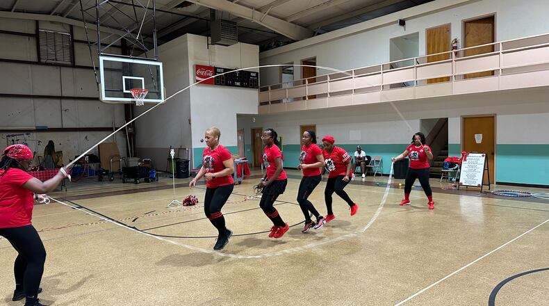 Some members of the East Atlanta 40+ Double Dutch Club have been jumping since they were children. Others are just learning. The only requirements for membership: You must be a woman, and you must be over age 40. Nedra Rhone/nedra.rhone@ajc.com