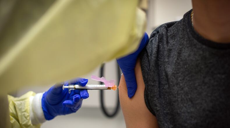 Moderna said Monday that a low dose of its COVID-19 vaccine is safe and appears to work in 6- to 11-year-olds, as the manufacturer moves toward expanding shots to children. (Brandon Thibodeaux/The New York Times)