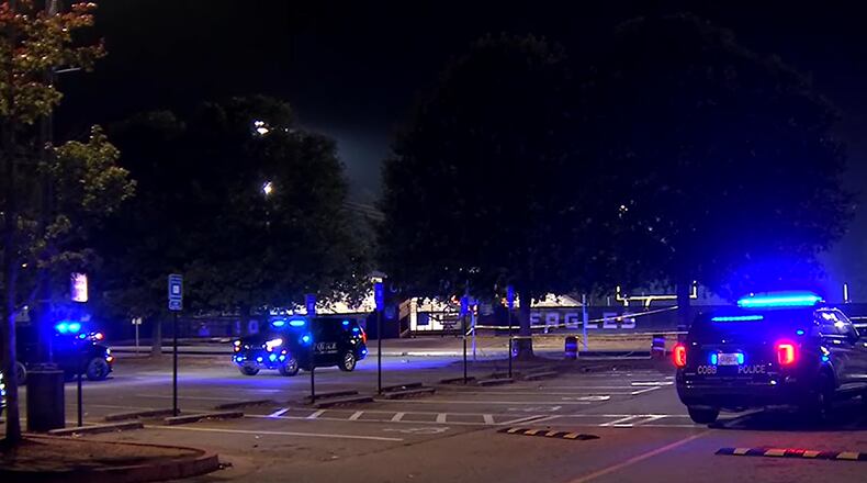 Cobb County police are investigating a shooting Saturday night during a community event at South Cobb High School, officials said.