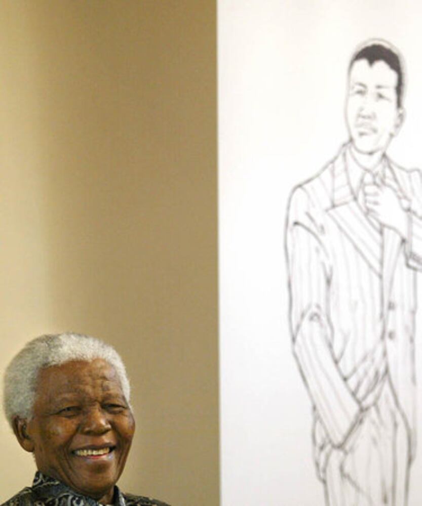 Nelson Mandela celebrates his 90th birthday