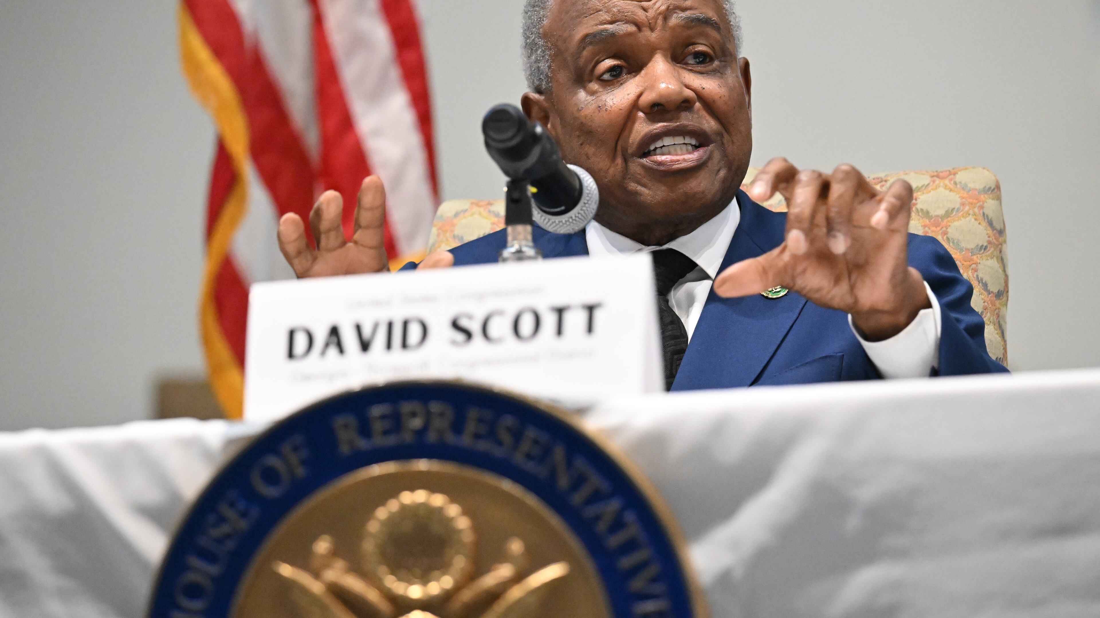 U.S. Rep. David Scott, D-Atlanta, is running for reelection in 2026. (Hyosub Shin/AJC)