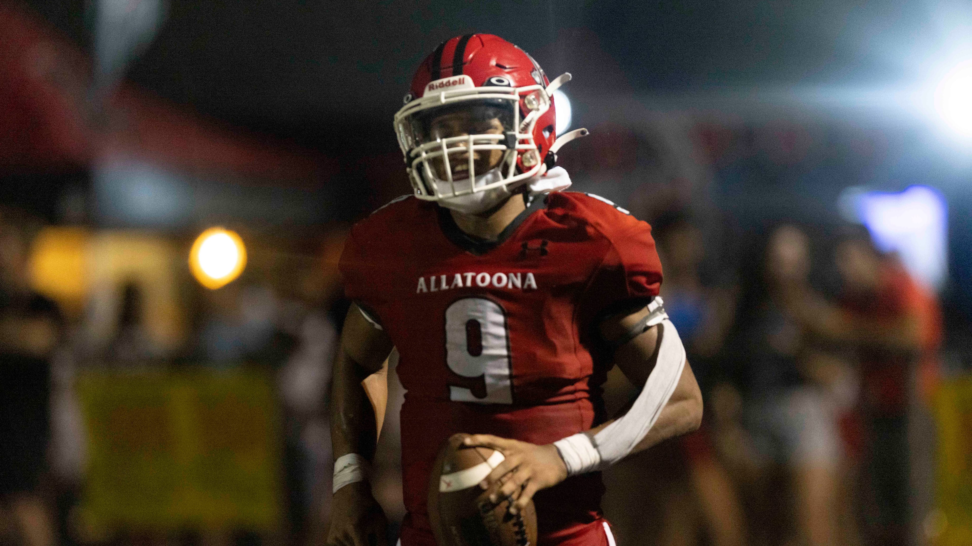 Xavier Rucker, a 5-foot-11, 195-pound rising senior at Allatoona High School, announced Saturday on X that he has committed to Georgia Tech. Rucker is considered a 3-star prospect by the 247Sports Composite. (Courtesy of Jenn Finch 2023)