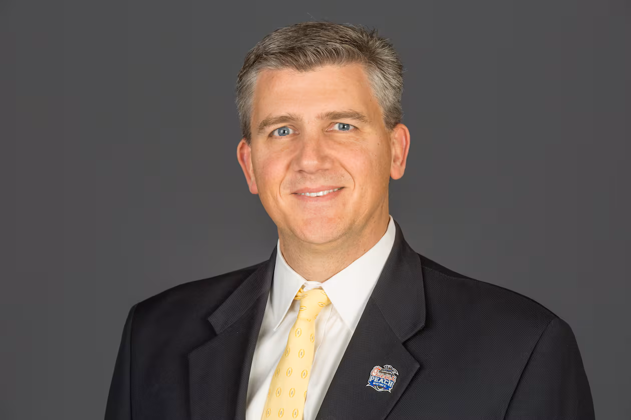 David Epps was named CEO of the Peach Bowl on June 2, 2026. (Courtesy of Peach Bowl)