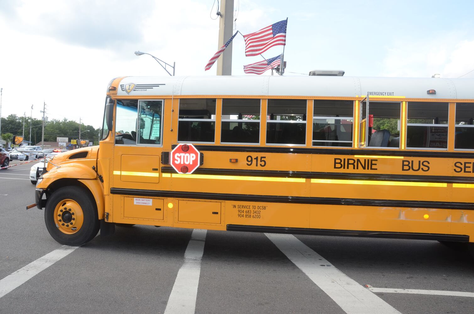 Photos: School bus shooting investigation