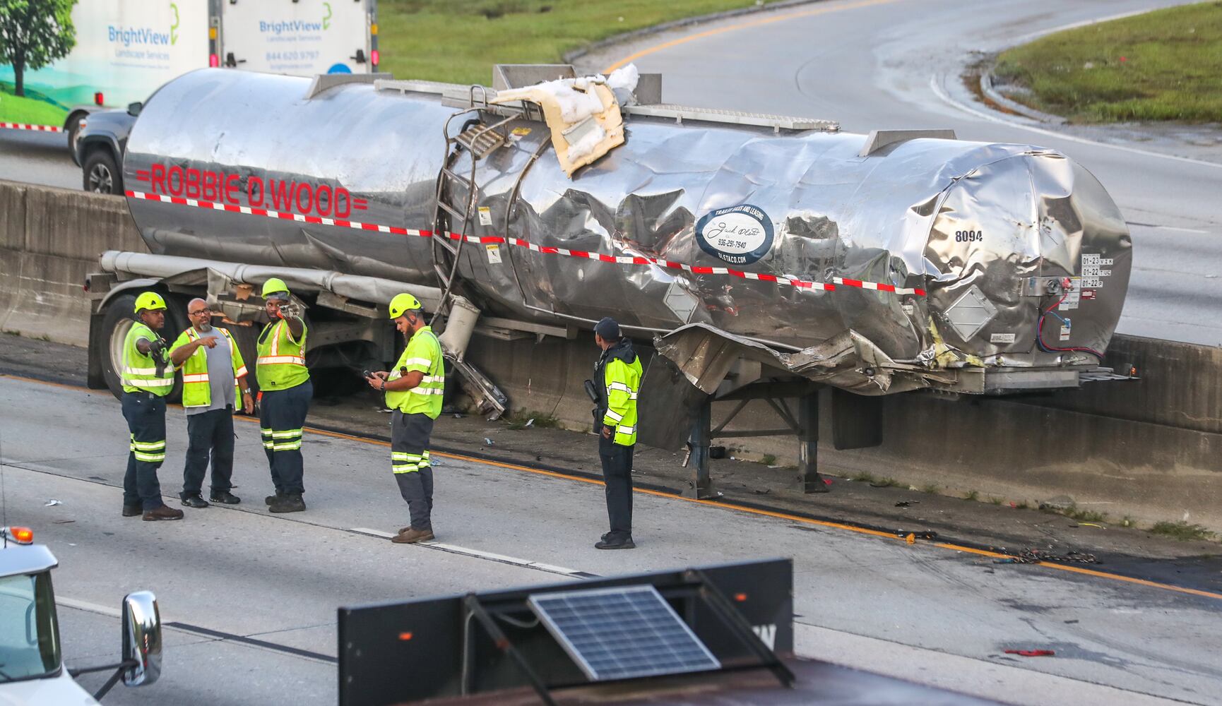 I-285 latex truck crash