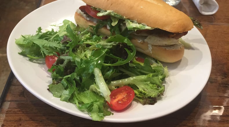 The lemony chicken sandwich at Petit Chou. / Photo contributed by Petit Chou