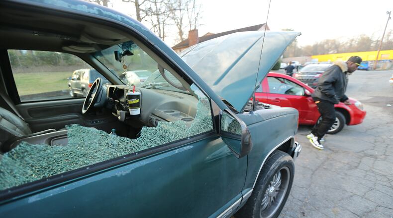 One man was wounded and a vehicle damaged during a shooting at about 3:30 a.m. Thursday outside Milo's Bar & Lounge on Garrison Road near Powder Springs Road, police said.