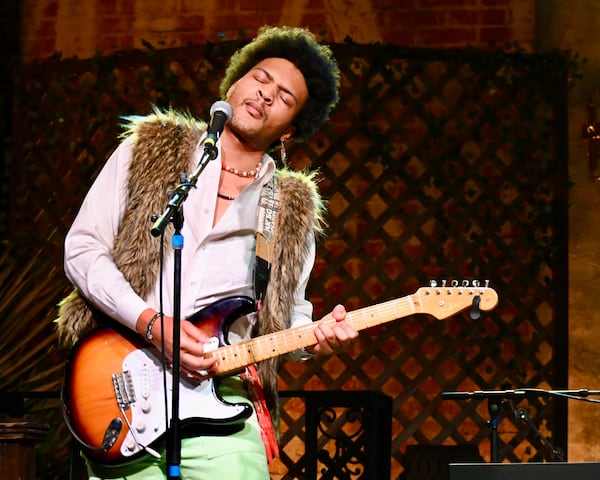 Buddy Red, whose real name is Messiah Harris, is the oldest son of rapper T.I. At 26, Red is charting new territory for his family: being a blues-rock musician with a lot of soul. (Courtesy of Kim Reed)