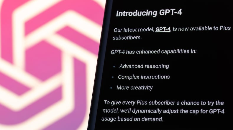 ChatGPT is an artificial intelligence model created by Open AI that claims to be “creating safe artificial general intelligence that benefits all of humanity.” (Dreamstime/TNS)