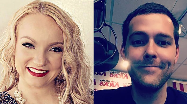 Ali Mac and CJ Lusk join Cadillac Jack in mornings on Kicks 101.5 starting June 22, 2017. CREDIT: Twitter photos