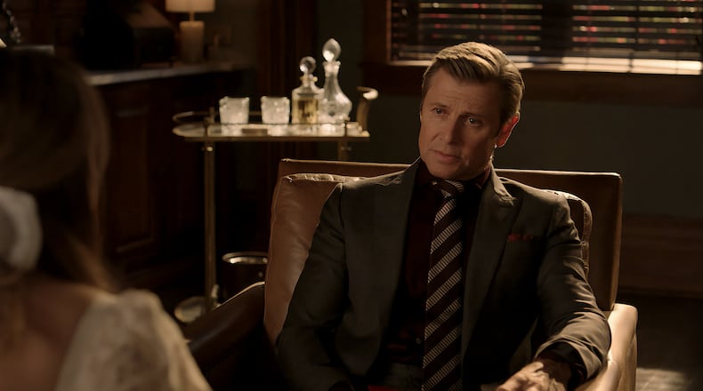 Dynasty -- “A Little Fun Wouldn’t Hurt” -- Image Number: DYN505_0001r -- Pictured (L - R): Grant Show as Blake Carrington -- Photo: The CW -- © 2022 The CW Network, LLC. All Rights Reserved.