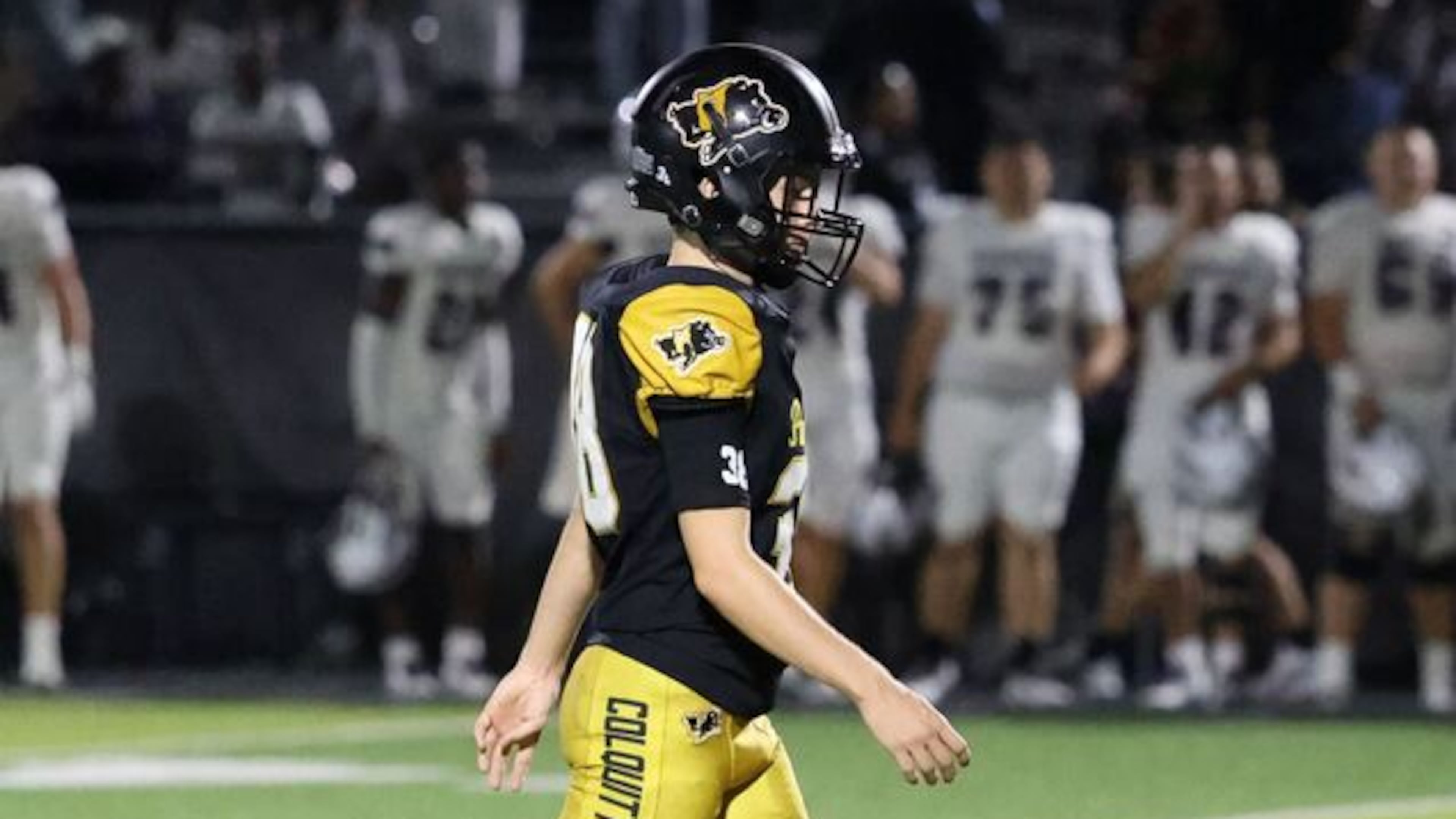 Colquitt County kicker Josh Scroggins kicked a game-winning field goal for the Packers in his first career football game, a 27-24 win over perennial football power Benedictine on Friday, Aug. 15, 2025. (Courtesy of Sean Calhoun/Colquitt County football)