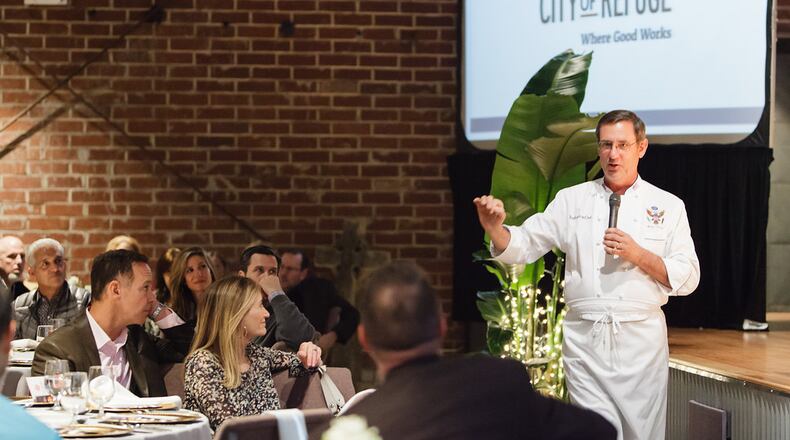 Former White House Chef Walter Sheib also worked with Atlanta's City of Refuge shelter.